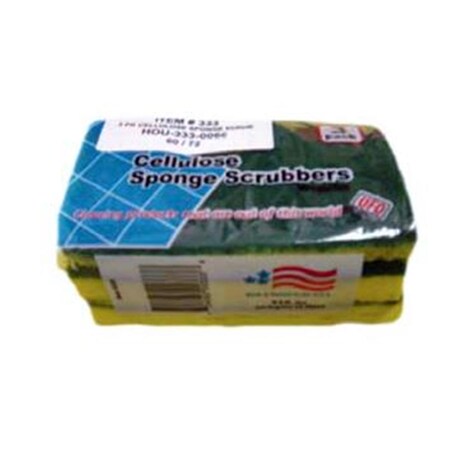 Ufo DDI 2328115 Brand Cellulose Sponge Scrubber, 180PK 333-0060  (PEC)